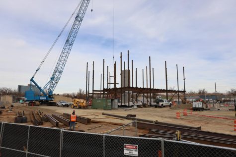 Construction continues on the new Grand Junction High School building that is scheduled to open in Fall 2024. While there is space designated for a school-based health clinic, some are now opposed to the idea.