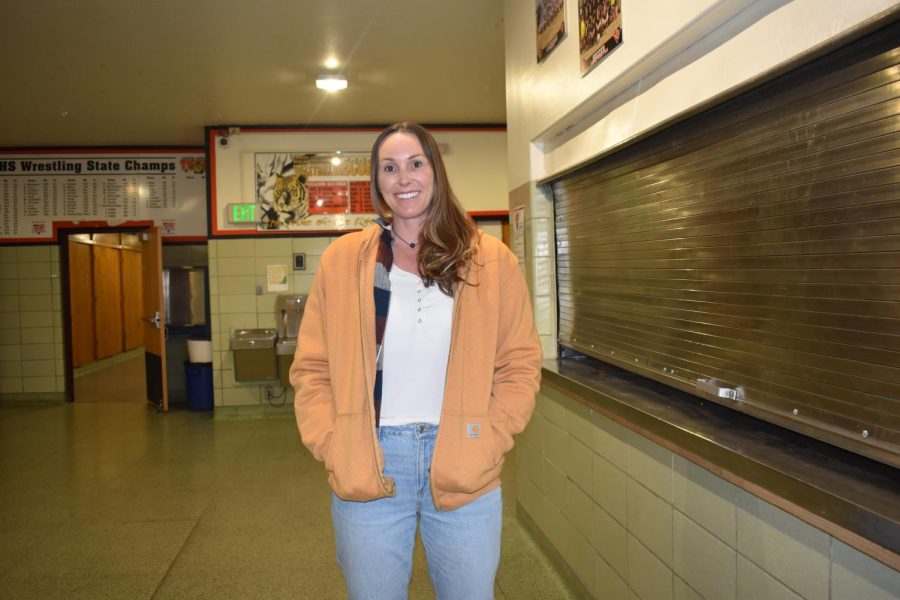 GJHS teacher Katie Moore is one of the coaches for the adapted basketball games to be held on March 3 in the GJ gymnasiums.