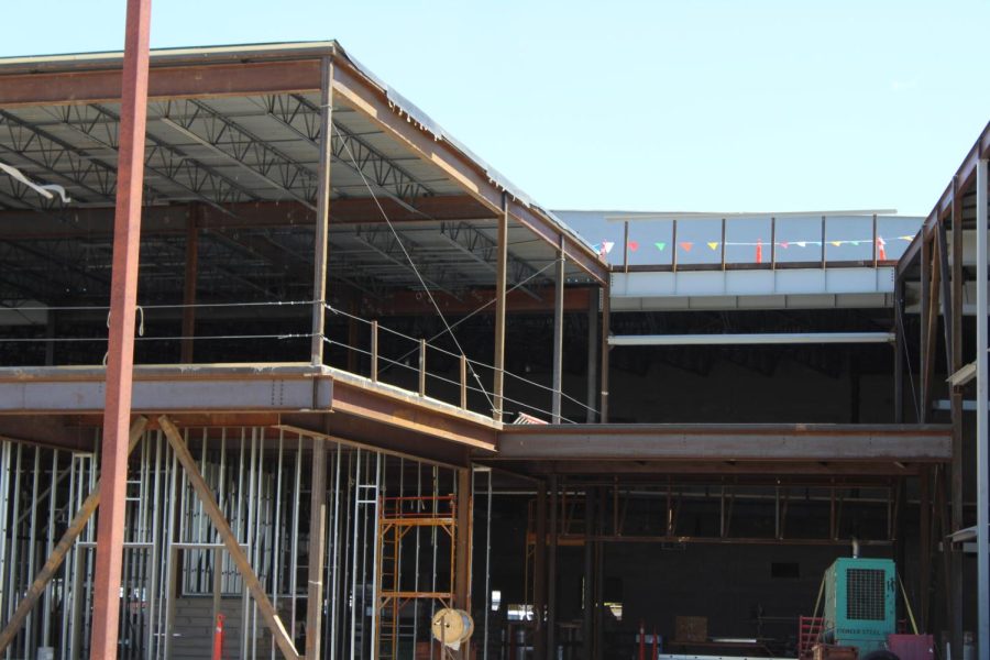 Construction continues on the new three-story GHS building. Students and staff are now able to start to see the basic shape of the building come together. The building is set to be finished in time for classes Fall of 2024
