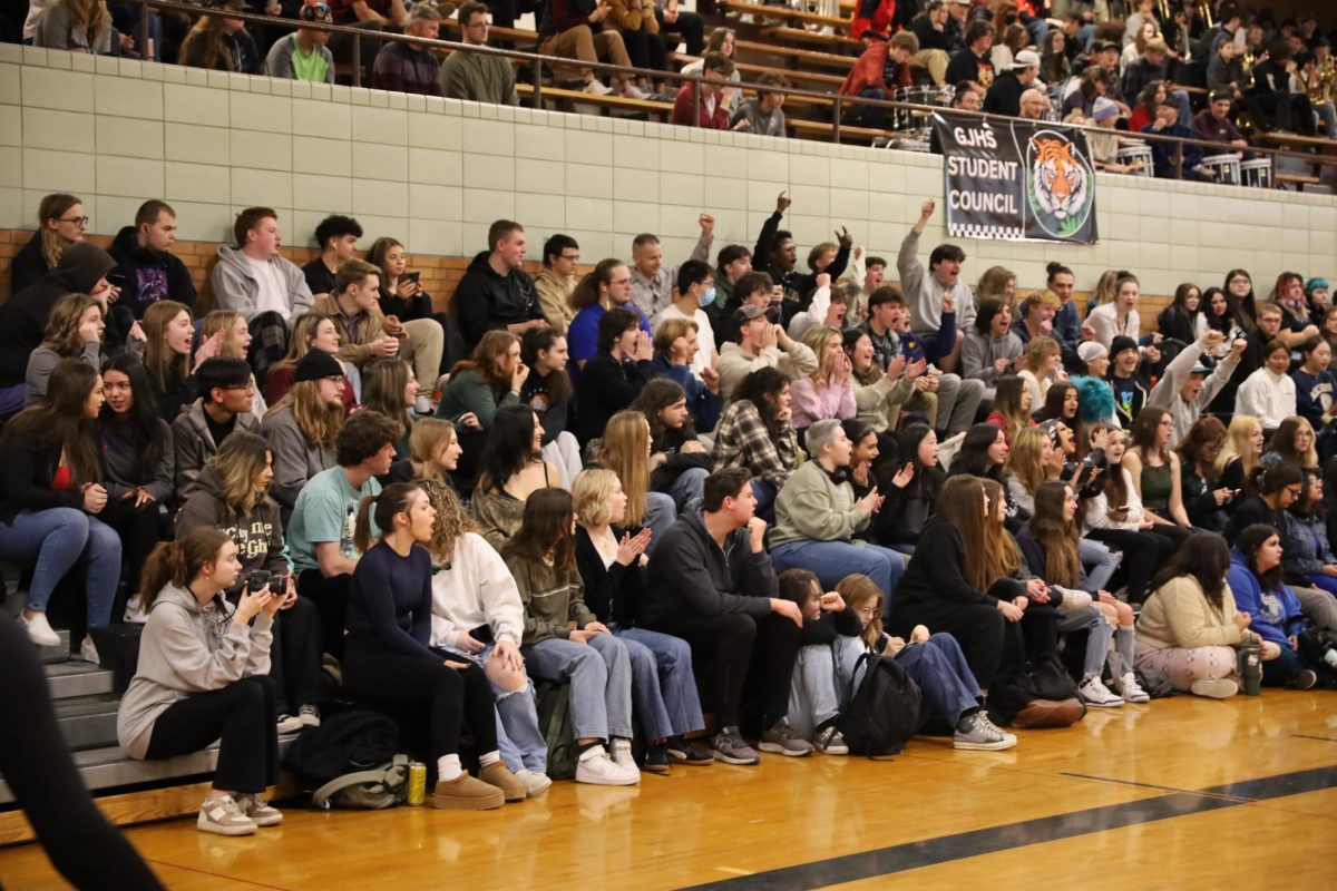The 2024 winter sports pep assembly in the Main gym held Tuesday February 6.
