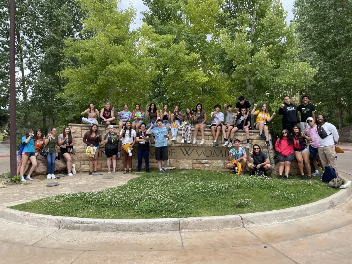 Upward+Bound+students+enjoying+the+summer+at+the+University+of+Wyoming.+They+got+to+meet+new+people%2C+make+new+friends%2C+and+new+memories.