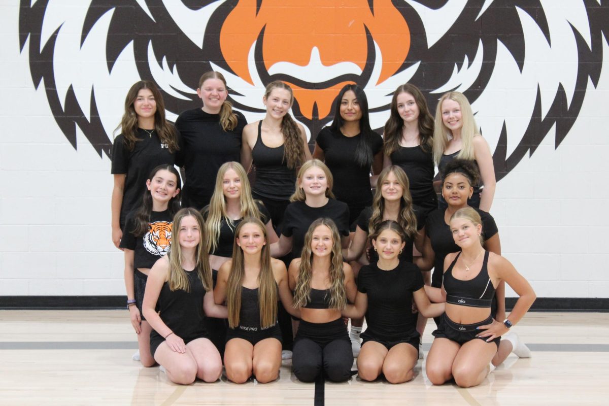 The 2025-2026 Grand Junction High School Poms Team. The team consists of 16 students and was reintroduced for the new school year.