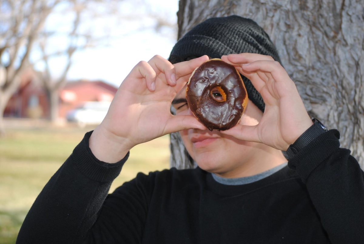 The all-seeing Donut also from Citymarket.  It was an ok donut.