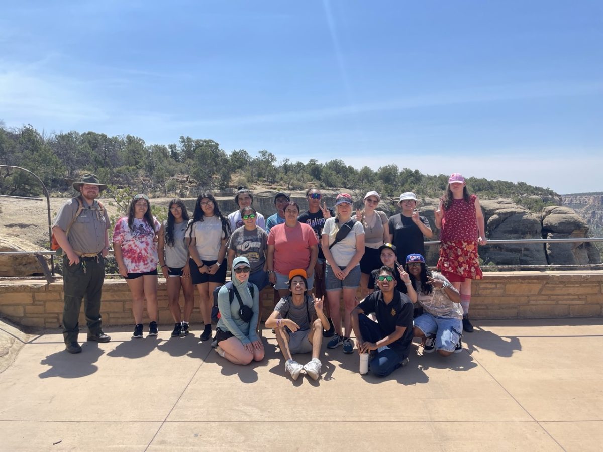 This is the summer program. During the summer program, we visited Mesa Verde in Durango.